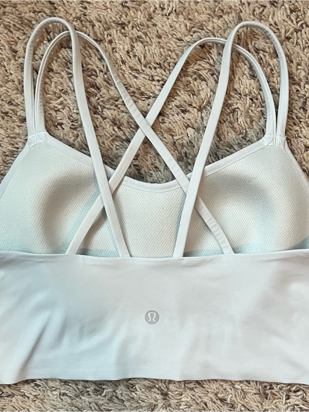 Lululemon Like a Cloud White Double-Strap Sports Bra - Picture 5 of 6